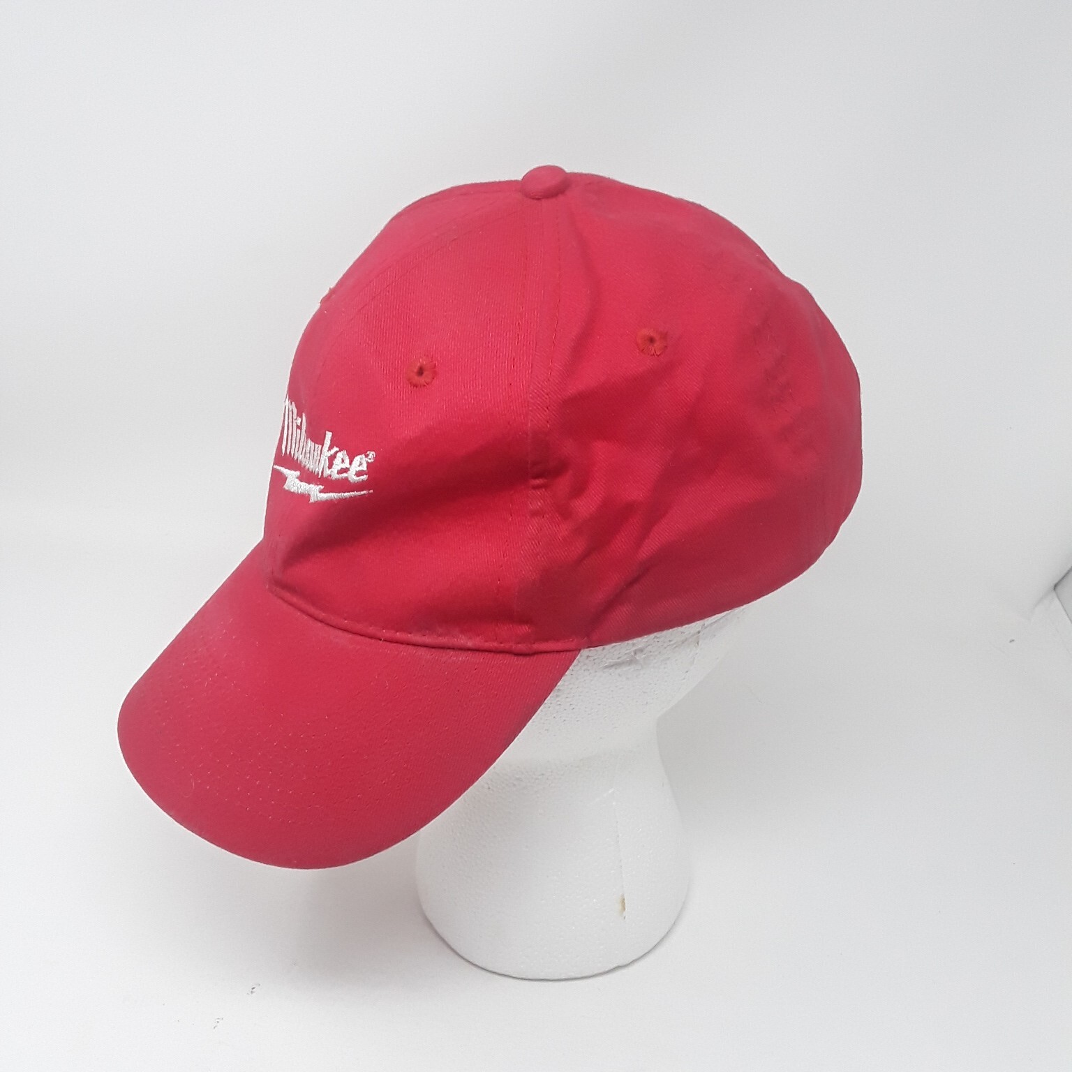 Milwaukee Hat Cap Strapback Red Adjustable Embroi… - image 4