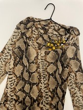 Vestiti da donna fantasia stampa animalier a lunghezza della