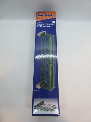 TOMYTEC 3267 TOMIX Single Track Truss Bridge S280 Deep Green