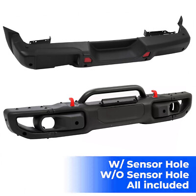 Front & Rear Bumper 10th Anniversary Style For Jeep Wrangler JL Gladiator 07-24