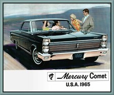 1965 Mercury Comet Coupe Toolbox - Refrigerator Magnet 42 Mil