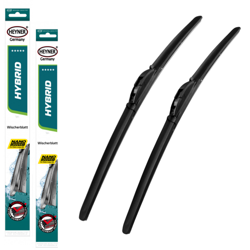 Fits Renault Kadjar 2015-17 Heyner Hybrid Front Wiper Blades And Rear HH2617H9L - Picture 4 of 10