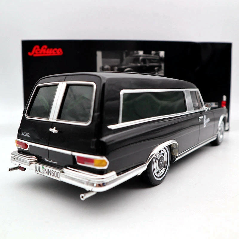 1/18 SCHUCO Mercedes-Benz 600 HEARSE FUNERAL CAR 1965 CARRO FUNEBRE Toys Models - Image 2 of 4