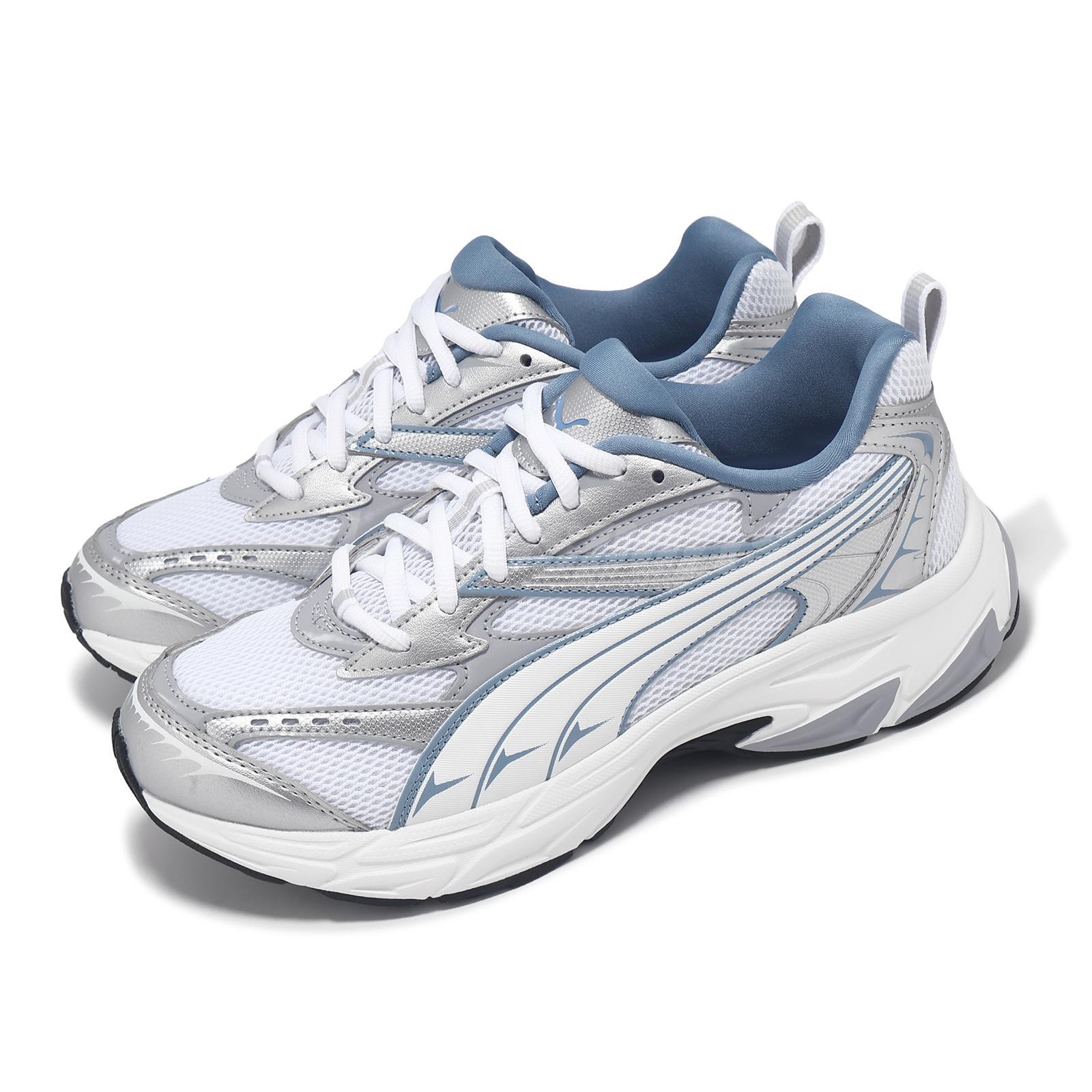 Puma Morphic White Zen Blue Мужская повседневная обувь Unsiex LifeStyle, кроссовки 392724-17