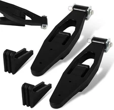 2 Pack For 1987-2011 Peterbilt & Kenworth Upgraded Hood Latch & Bracket