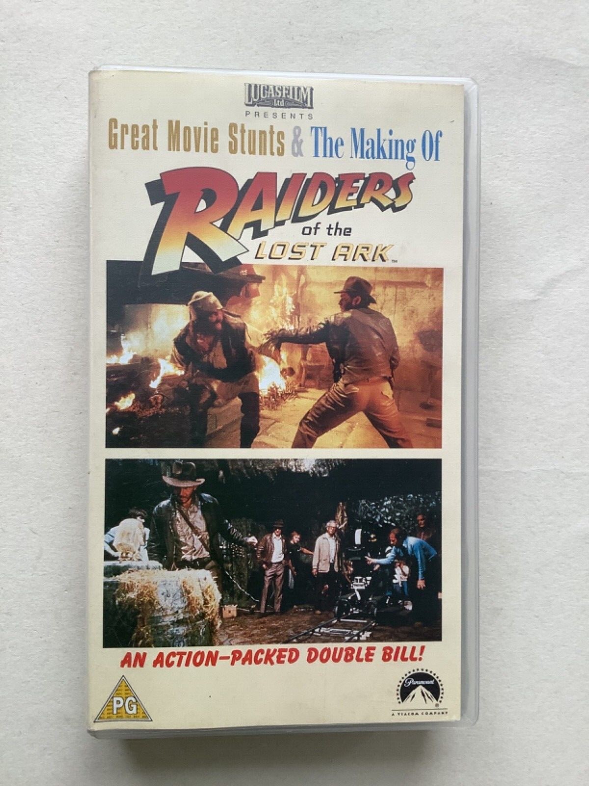 Great Movie Stunts & The Making of the Raiders of the Lost Ark  (VHS Video 1982)