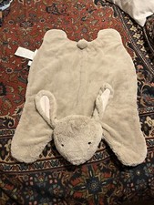 Pottery Barn Kids Baby Nursery Bunny Mat Plush Soft Brown 9324