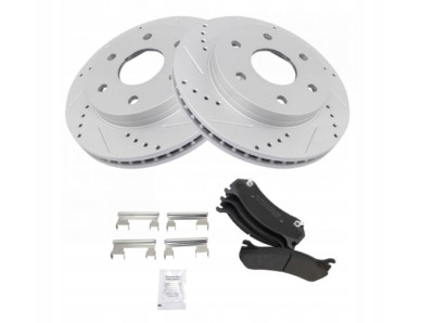 Kit Disques + Plaquettes De Frein Avant Pour Dodge Challenger 2009-2018 - 345mm, 5 Trous, Neuf