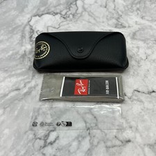 Ray-Ban Sunglasses Eyeglasses Case Soft Shell Felt Lined Black