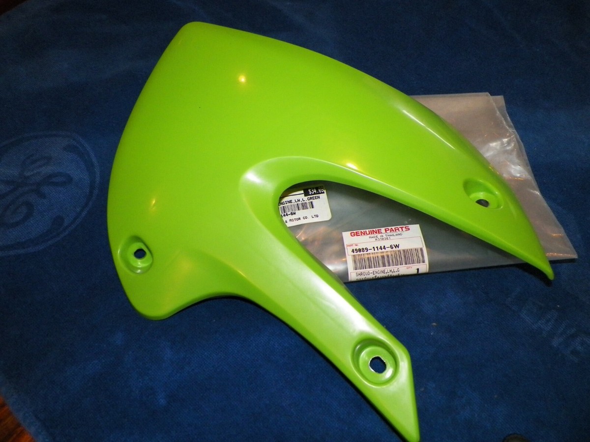 Kawasaki Shroud, Engine, LH, L. Green, Part #49089-1144-6W | eBay