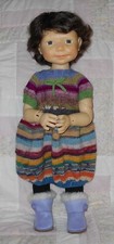Playhouse TRACY Unisex Doll Wig SZ 12/13 DARK BROWN Short Style W/Body Bangs NWT