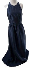 Alfred Sung Evening Gown Women’s 8 Navy Blue Ball Prom Elegant Princess Kate