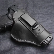 Tactical Right/Left Hand Leather Gun Holster IWB Gun Holster for Concealed Carry
