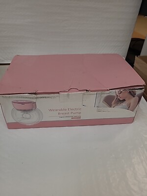 New Double Wearable Electric Suction Hands Free Breast Pump Milk Feeding 2 Piece