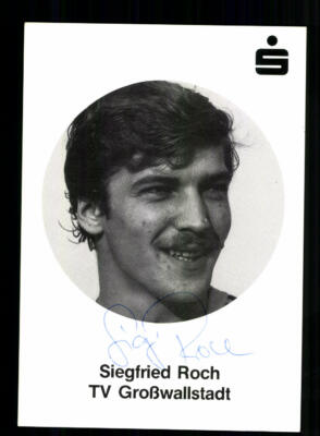 Siegfried Roch autograph card TV Grosswallstadt original signed handball