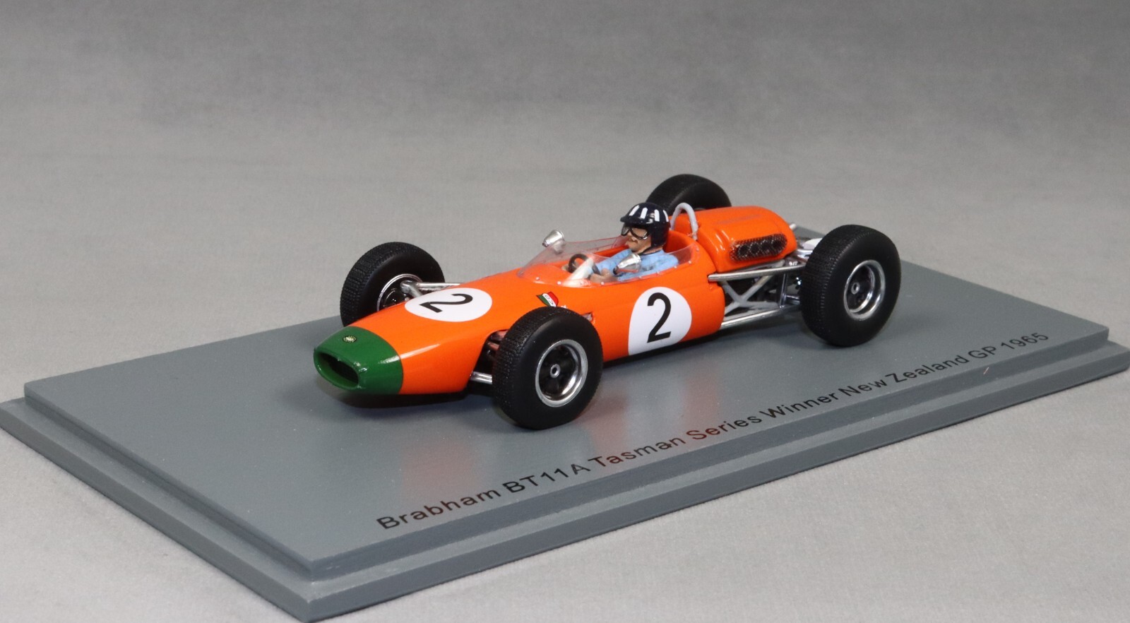 Spark Brabham BT11A New Zealand Tasman GP Win 1965 Graham Hill S7432 1/43