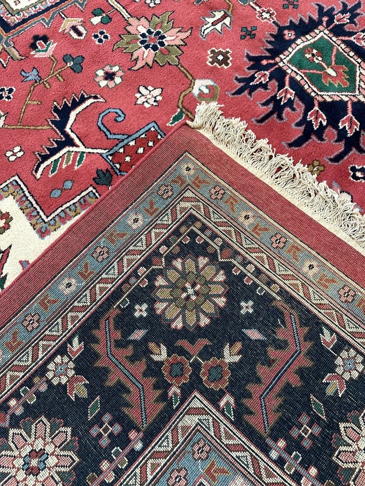 New Top Quality Pink Palace Size Rug Handmade in India, Geometric ...