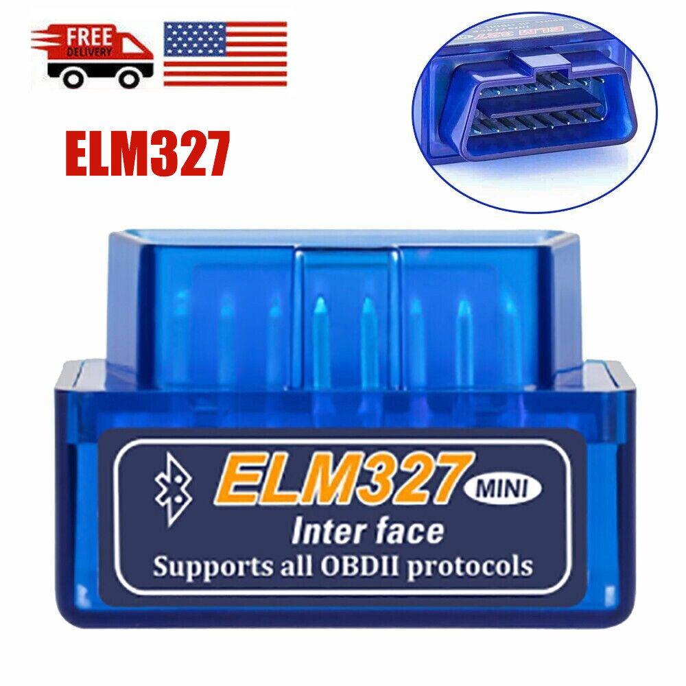 ELM327 OBD2 Code Reader Bluetooth Auto Diagnostic Tool OBDII Scanner Check Fault-image