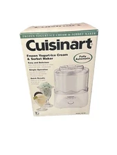 Cuisinart Electric 1.5 Quart Frozen Yogurt Ice Cream & Sorbet Maker ICE-20