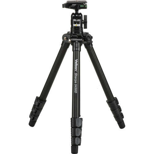 Velbon SHERPA 5430D Treppiede in alluminio con testa QHD-53D