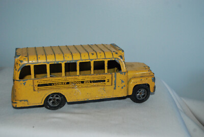 Vintage Hubley School Bus Pressed Steel 1960's Authentic RARE | eBay
