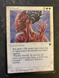 *** LEGENDS Lifeblood *** LP-MP Rare! - DUTY FREE - MtG Magic