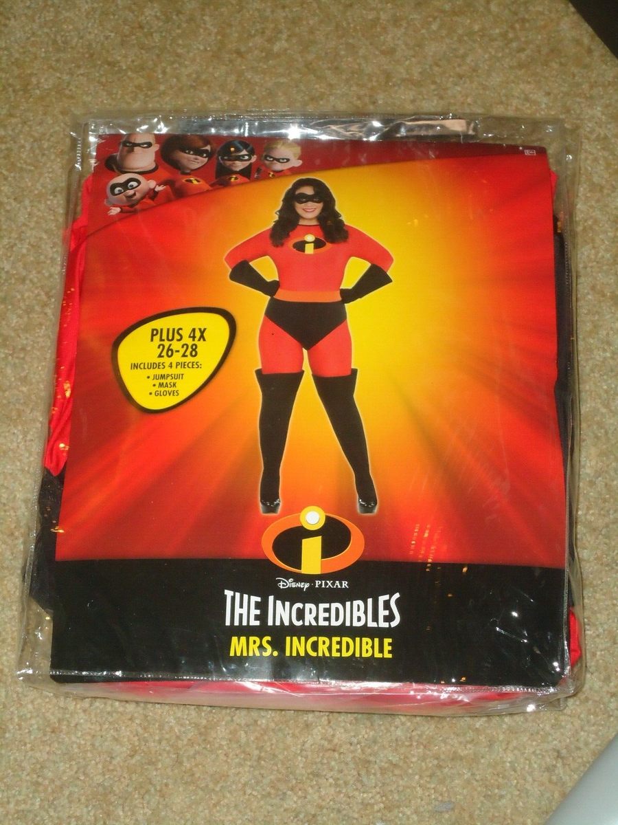 Costume, Female, The Incredibles, Mrs. Incredible, Adult Plus 4X