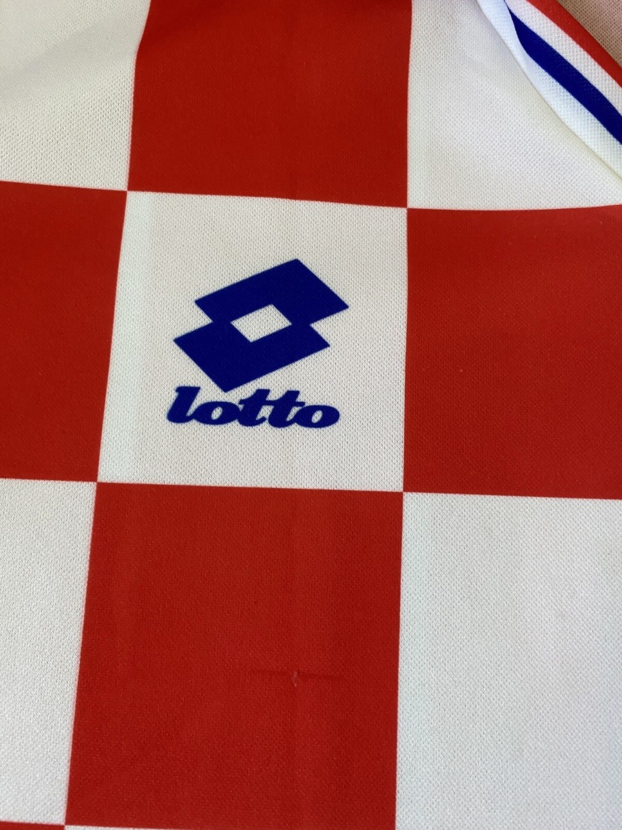 超稀少 正規LOTTO 1996 クロアチア代表ユニフォーム(H) Lotto Croatia 1996 Home Shirt Jersey Maglia no10 large | eBay