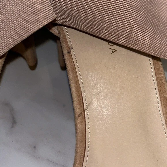 Pelle moda nude ankle strap block heels 10 - Image 3 of 4