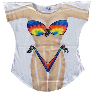 womens tie dye bathing suit