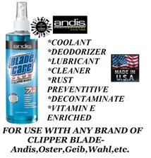 Andis 7in1 CLIPPER BLADE COOL CARE PLUS SPRAY Decomtaminant,Cleaner,Coolant,Lube