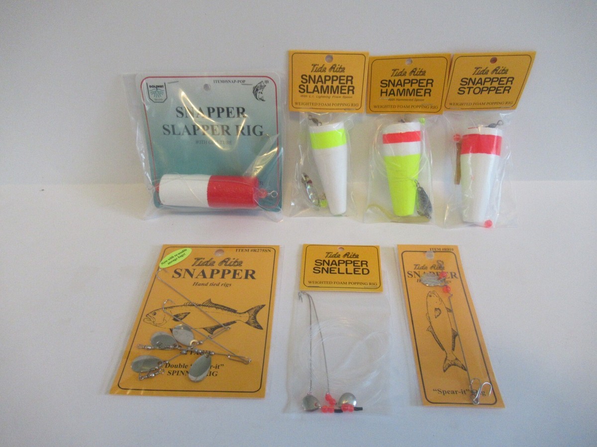 bluefish snapper fishing hooks SNAPPER POPPER SNAPPERS BLUE FISH POPPING RIG HOOKS SALTWATER FISHING CHOOSE
