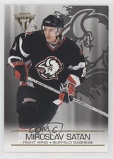 2003-04 Pacific Private Stock Titanium Miroslav Satan #15 0f6