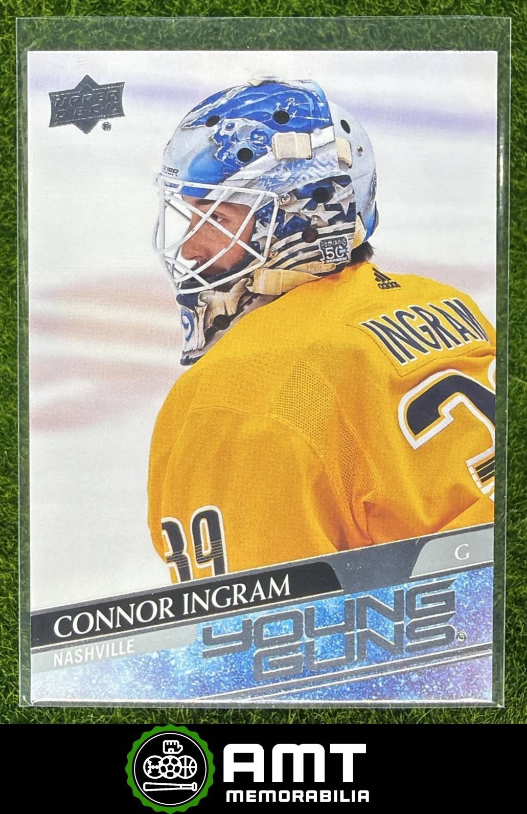 Connor Ingram Young Guns RC 2020-21 Upper Deck Nashville Predators #223