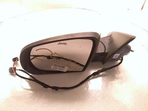 2017-2021 Jeep Compass Driver Side Rear View Mirror Outside - White *Scratches*