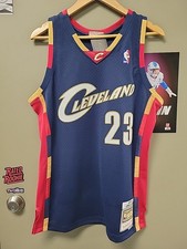Mitchell & Ness Jersey Lebron James 2003-04 Cavaliers Blue L Large NBA JA