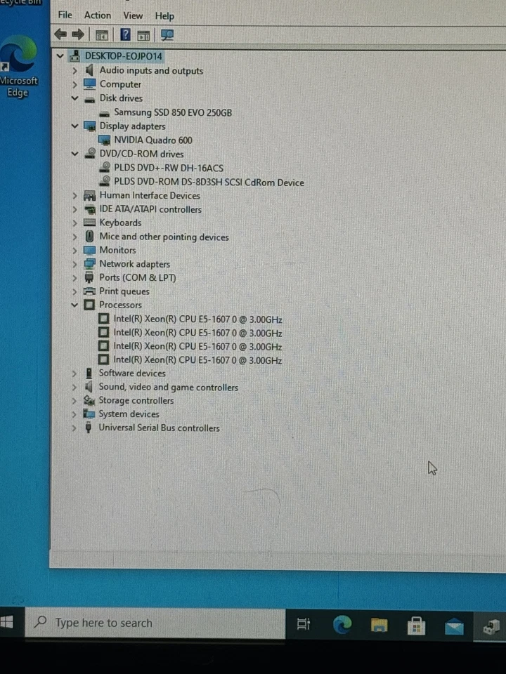 Dell Precision T3600 Xeon E5-1607 3GHz 8GB RAM 250GB SSD NVIDIA Quadro 600 Win10 - Image 4 of 4