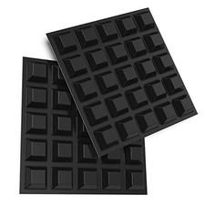 Black Rubber Feet (50 Pack) Self Stick Bumper Pads - Made in USA - Adhesive S...