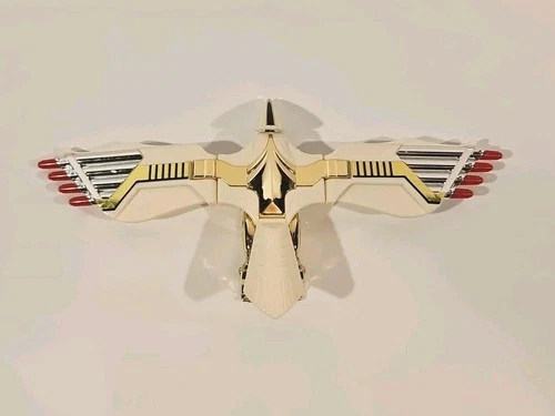 Vintage Mighty Morphin Power Rangers 1995 MMPR White Ranger Falcon Zord Bird