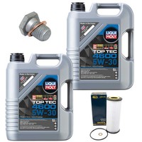 MotoröL Filter Set 4600 5W-30 10 Liter + Schraube FüR BMW 7Er 745D E65 E66 E67