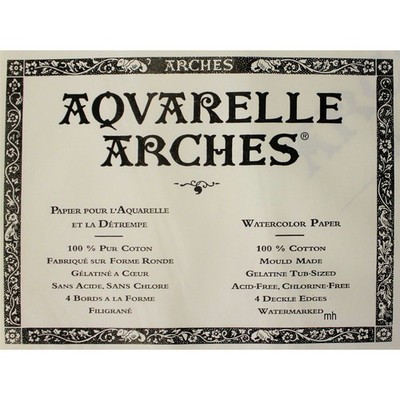 Canson Archers watercolour paper sheet 300gsm 640gsm Cold Press cotton acid free