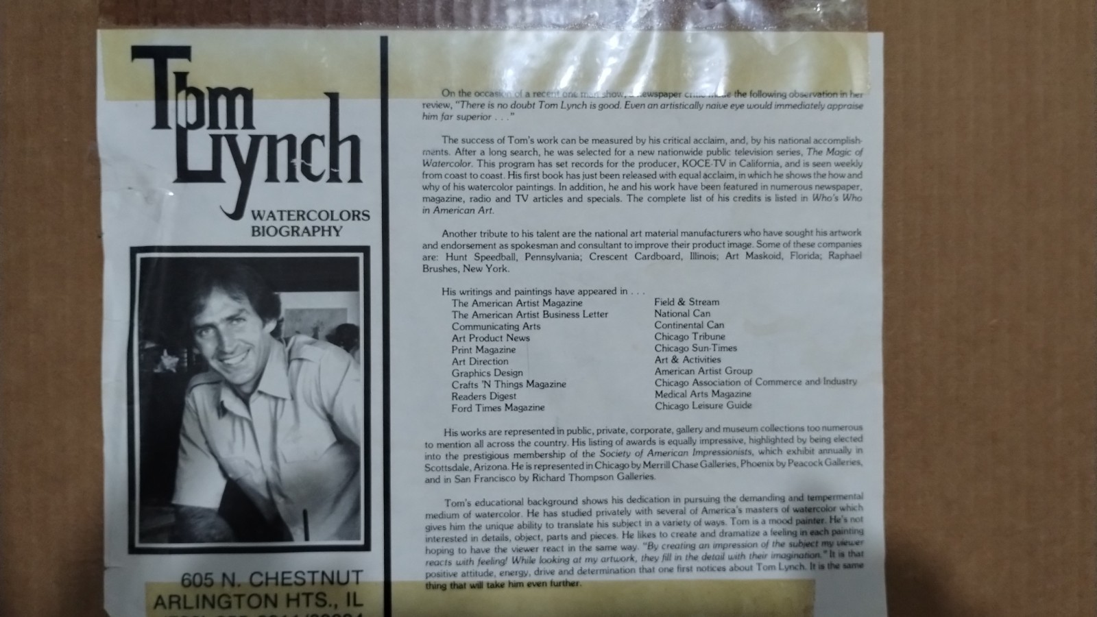 SIGNED - NUMBERED LITHOGRAPH PRINT TOM LYNCH 271/950 - 29"×23"