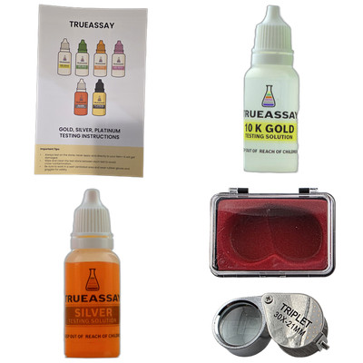 Gold Silver Platinum Acid Testing Kit - Precious Metal Bullion Bar Coin Tester