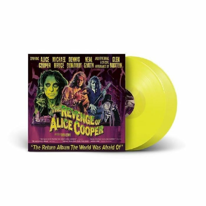 COOPER, Alice - The Revenge Of Alice Cooper - NEON YELLOW VINYL 2XLP
