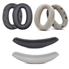 1 Pair Ear Pads Cushion w/Headband For Sony WH-1000XM2  MDR-1000X Headphones