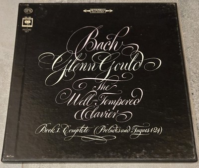 GLENN GOULD - Bach 3LP Well-Tempered Clavier Book Columbia D3S733 Box Stereo NM-