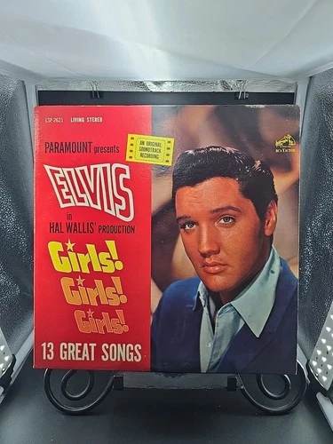 ELVIS PRESLEY Girls Girls Girls 1962 LP LSP 2621 FIRST Hollywood Press NEAR MINT