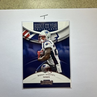 2018 Panini Contenders - Rookie of the Year Contenders Sony Michel #RYA-SM (RC)