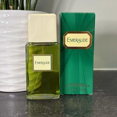 Vintage Coty Emeraude 2.5 oz Cologne Spray Perfume NEW