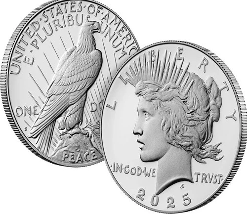 2025 S $1 Proof Peace Silver Dollar - (Deep Cameo) with OGP